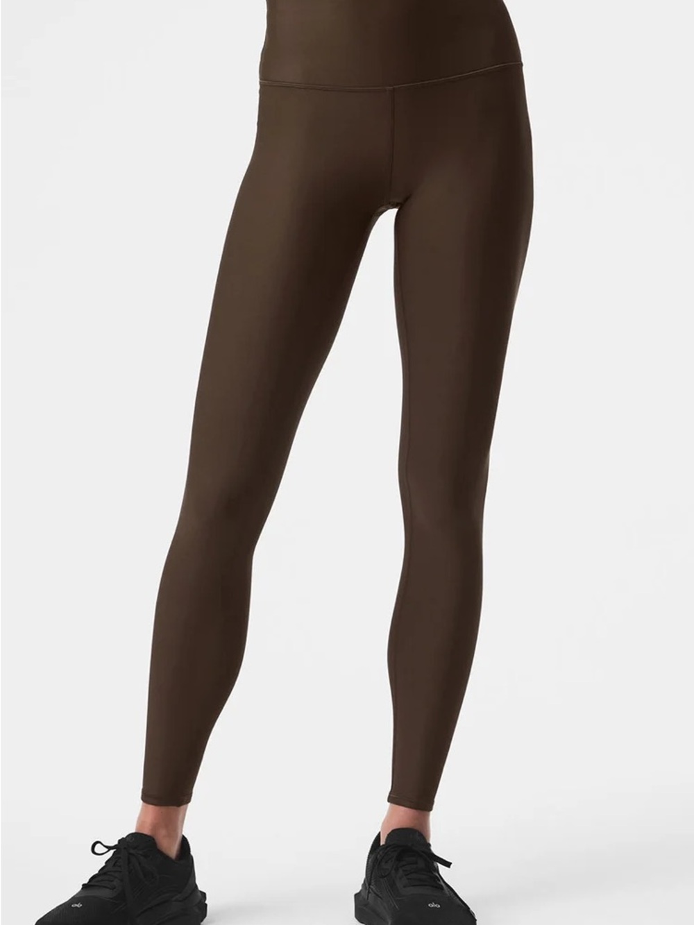 ALO Yoga 7/8 Airlift High-Waist Chocolate Brown Leggings